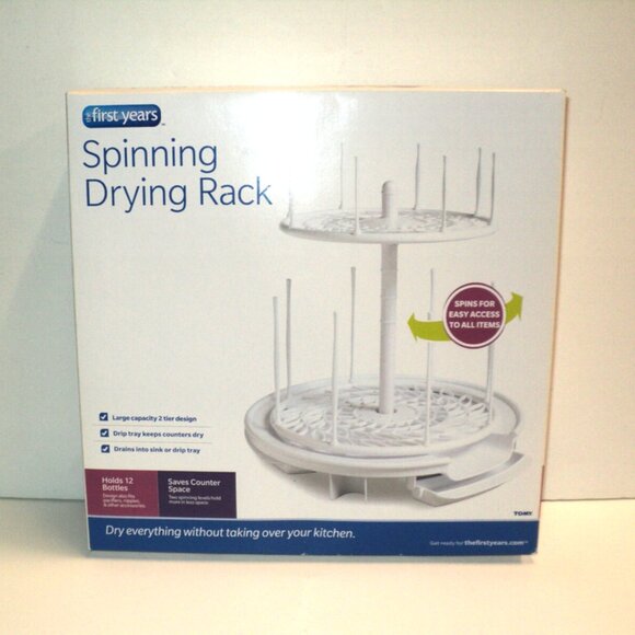 Tomy The First Years Spinning Drying Rack for Baby Bottles & Accessories NEW - Picture 1 of 7